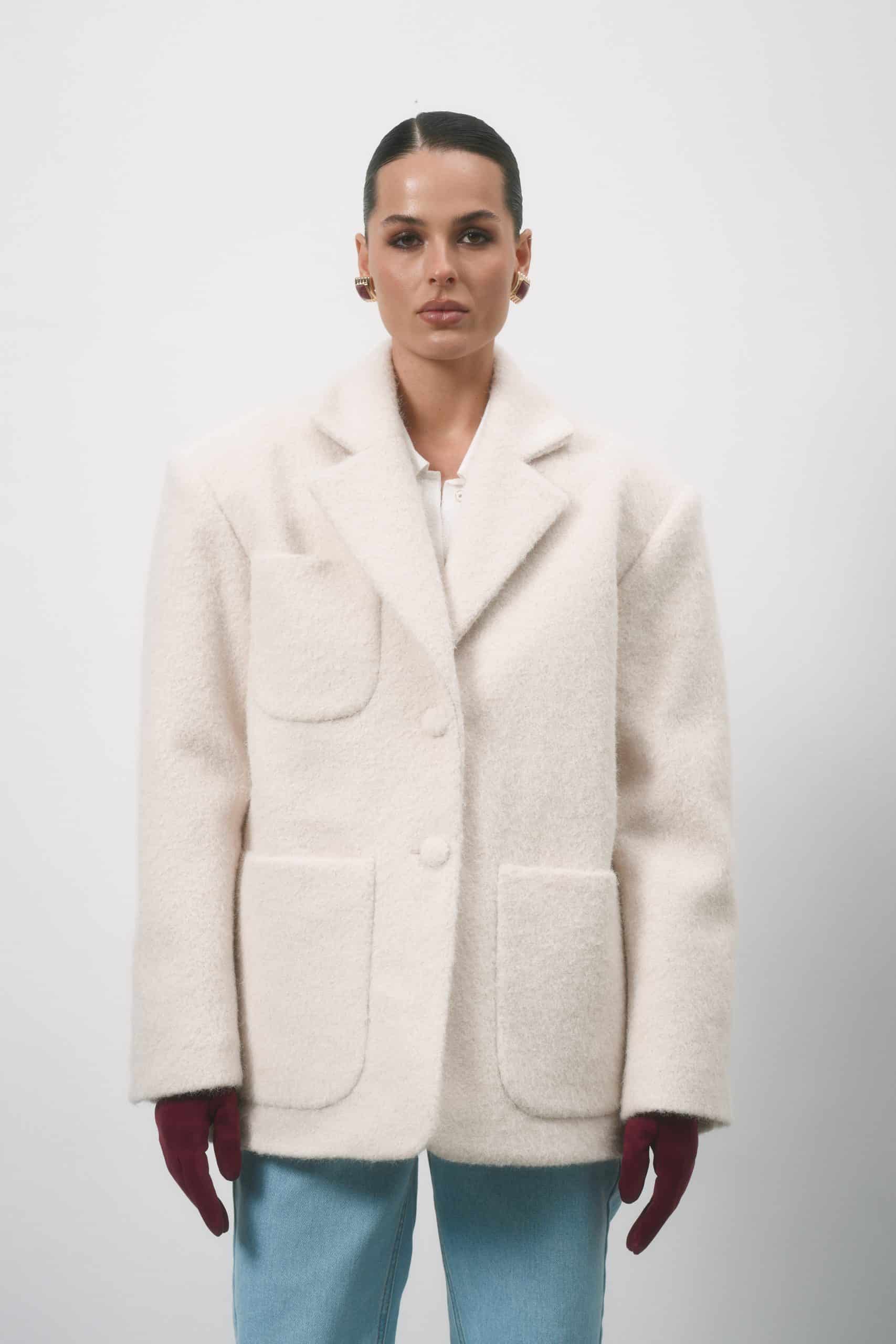 Jacket coat with insulation
