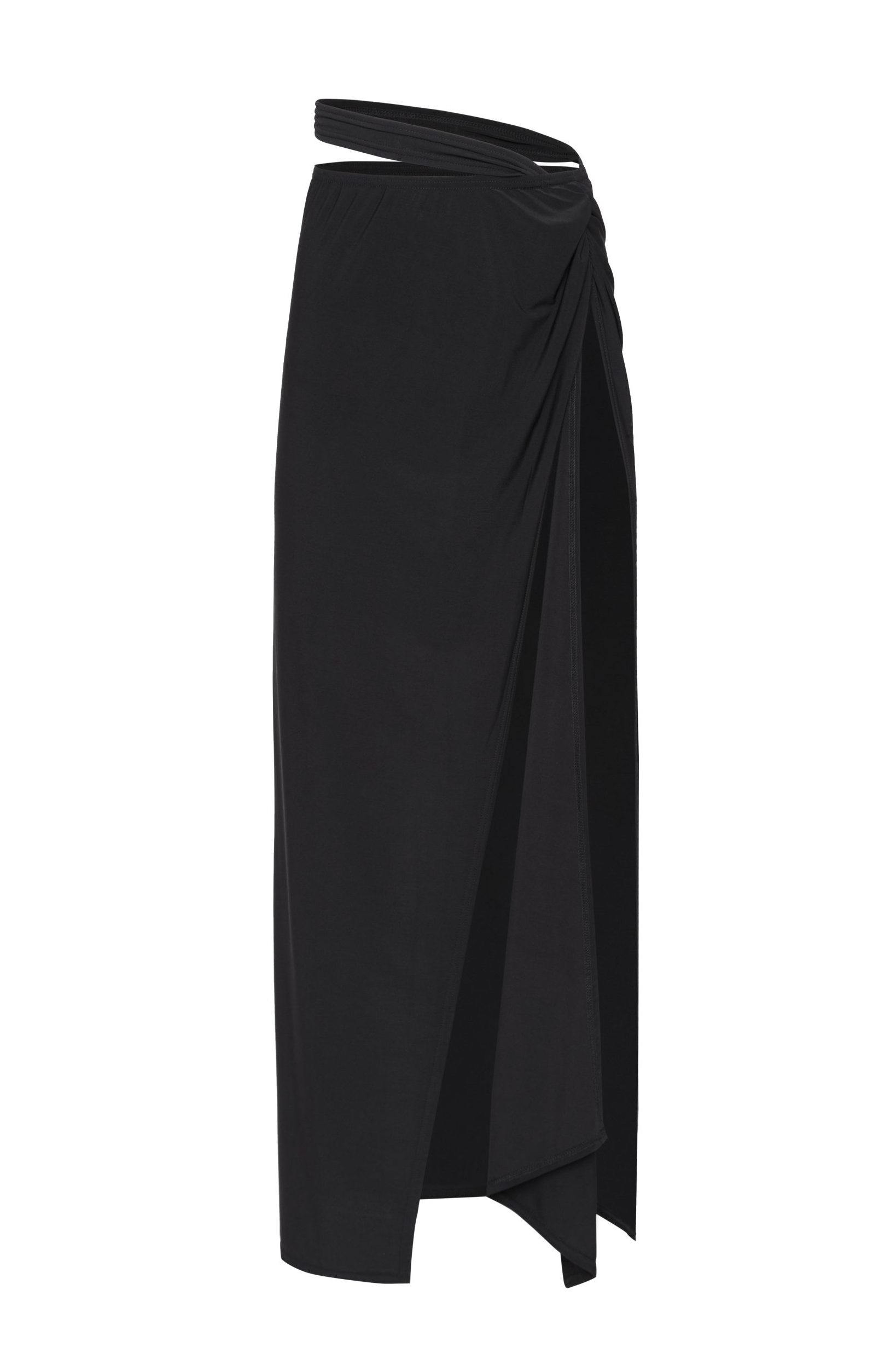 Amazonka black maxi skirt