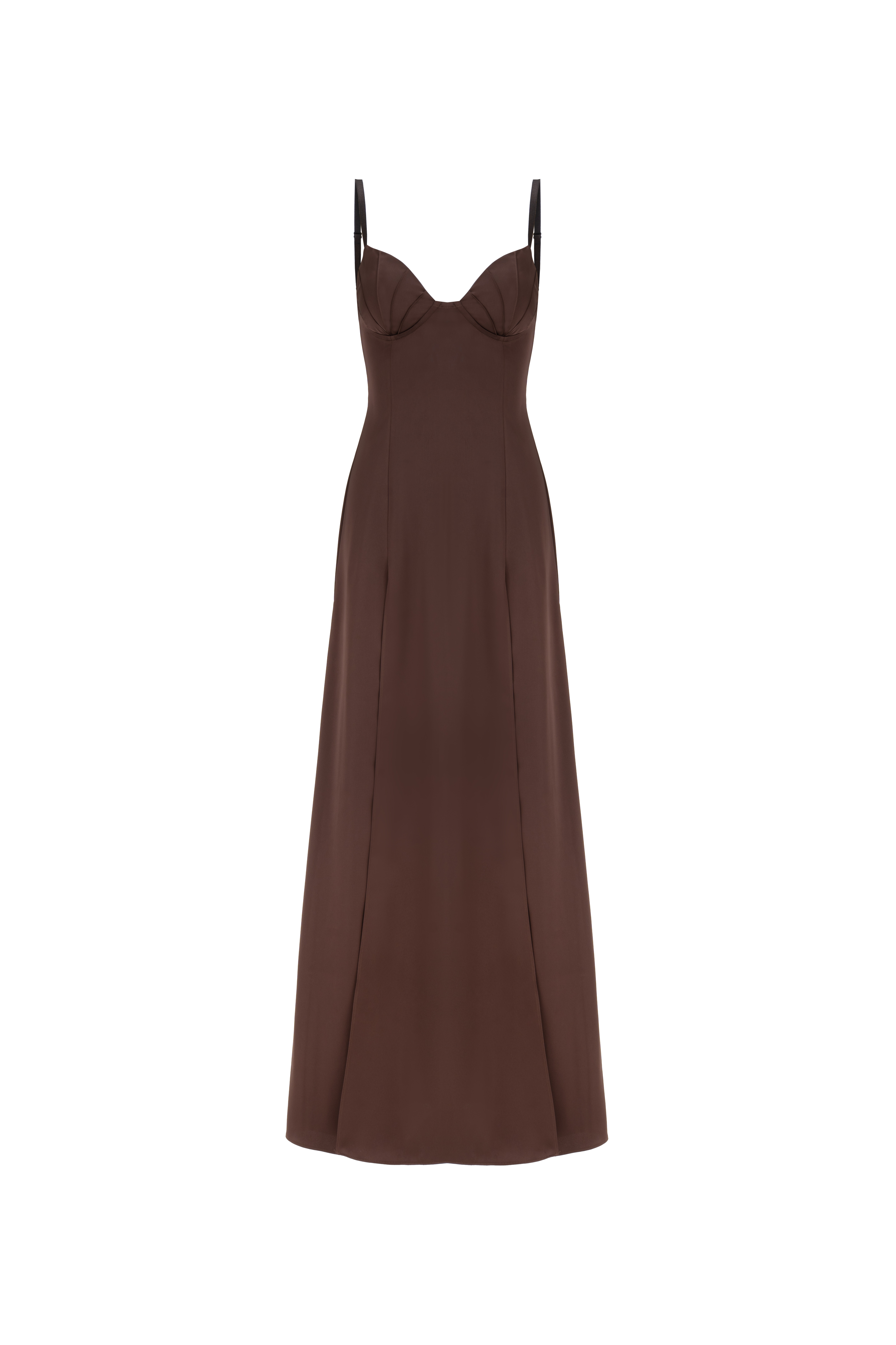 Maxi dress Rosalie brown